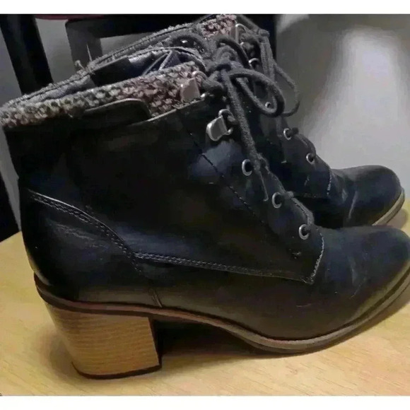 White Mountain (10M) Womens Ankle Black Tumbled Delroy‎ Booties - Picture 4 of 12